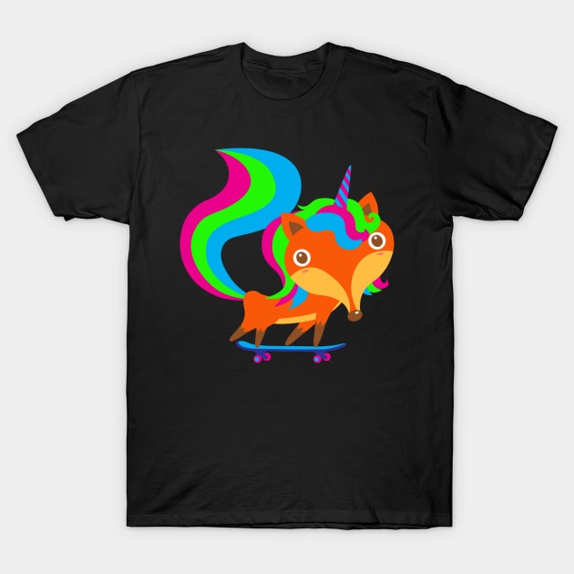 Foxicorn T-Shirt by Plushism